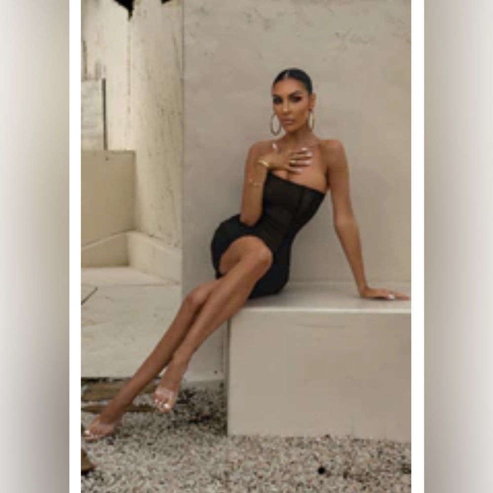 Noir Unapologetic Mini Dress